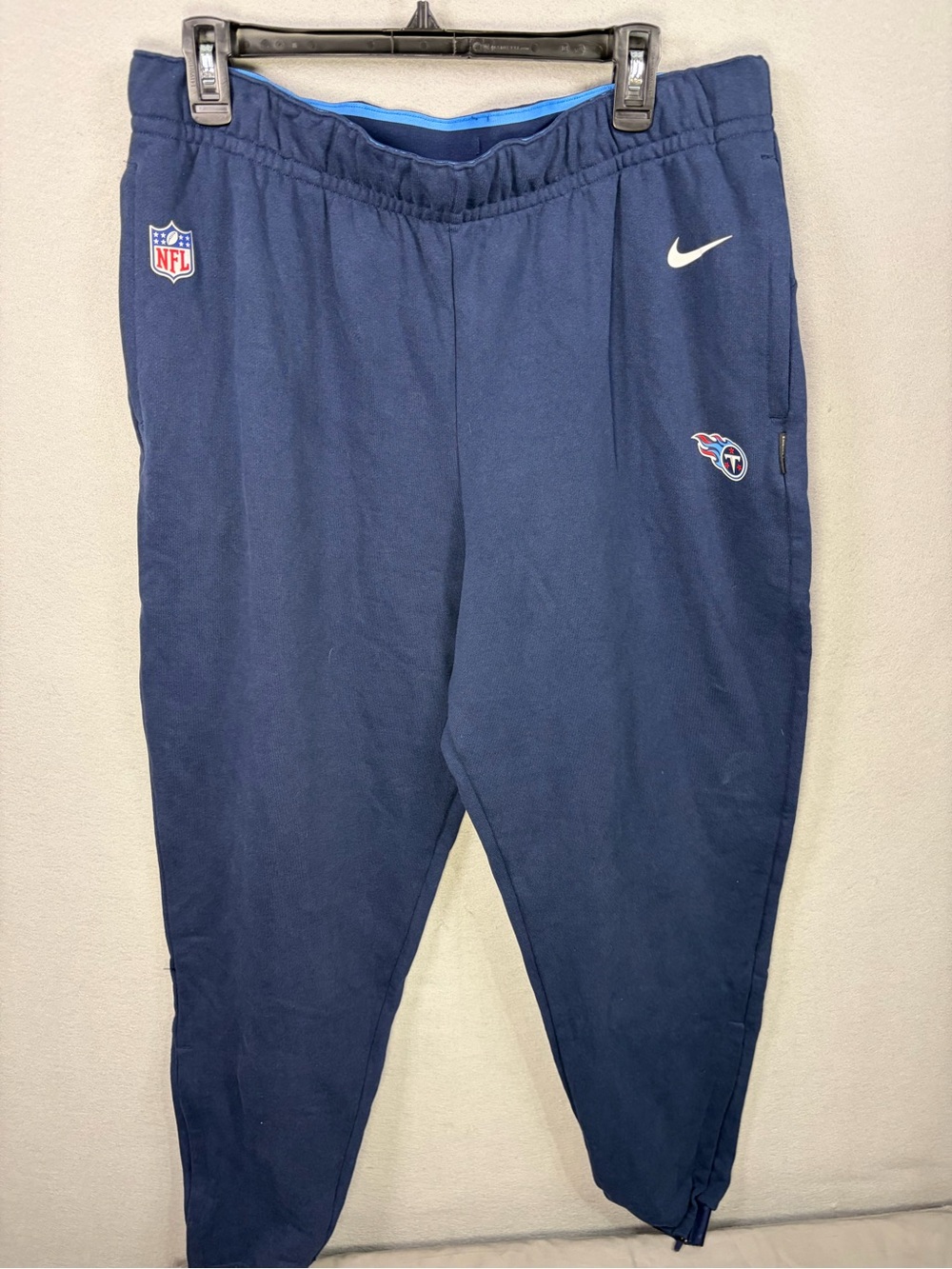 Nike Tennessee Titans Mens Navy Blue Sweatpants